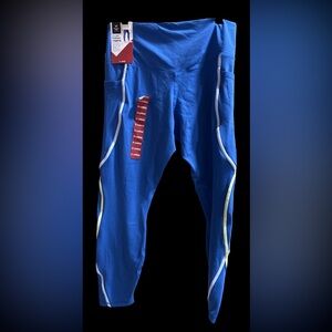 Brand new WT women’s active leggings (XL) bright blue